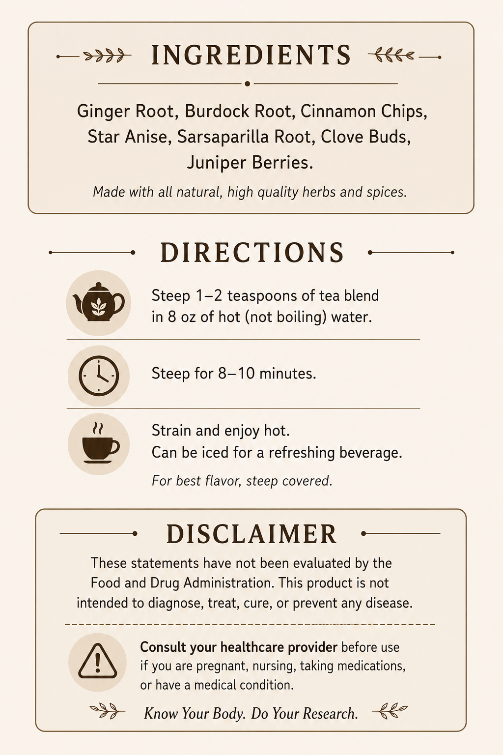 Seraya's Signature Blend