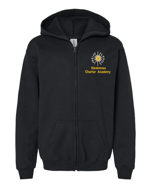 Youth Full-Zip Hoodie DTF Print