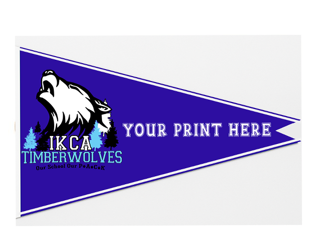 Custom Name School Pennants