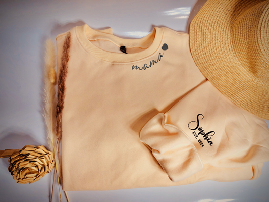 Embroidered MaMa Neckline