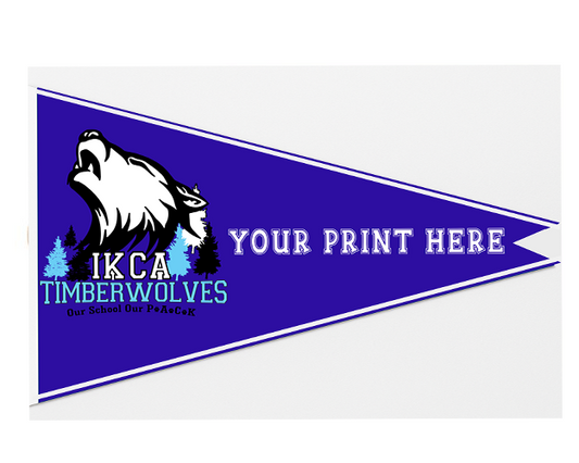Custom Name School Pennants